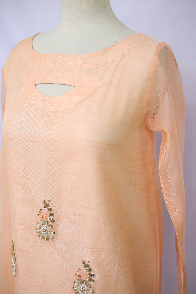 Peach dress