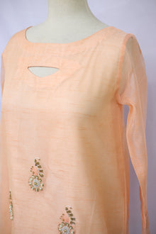 Peach dress