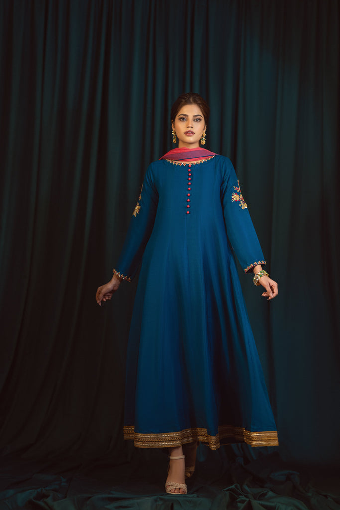 Long Blue Maxi