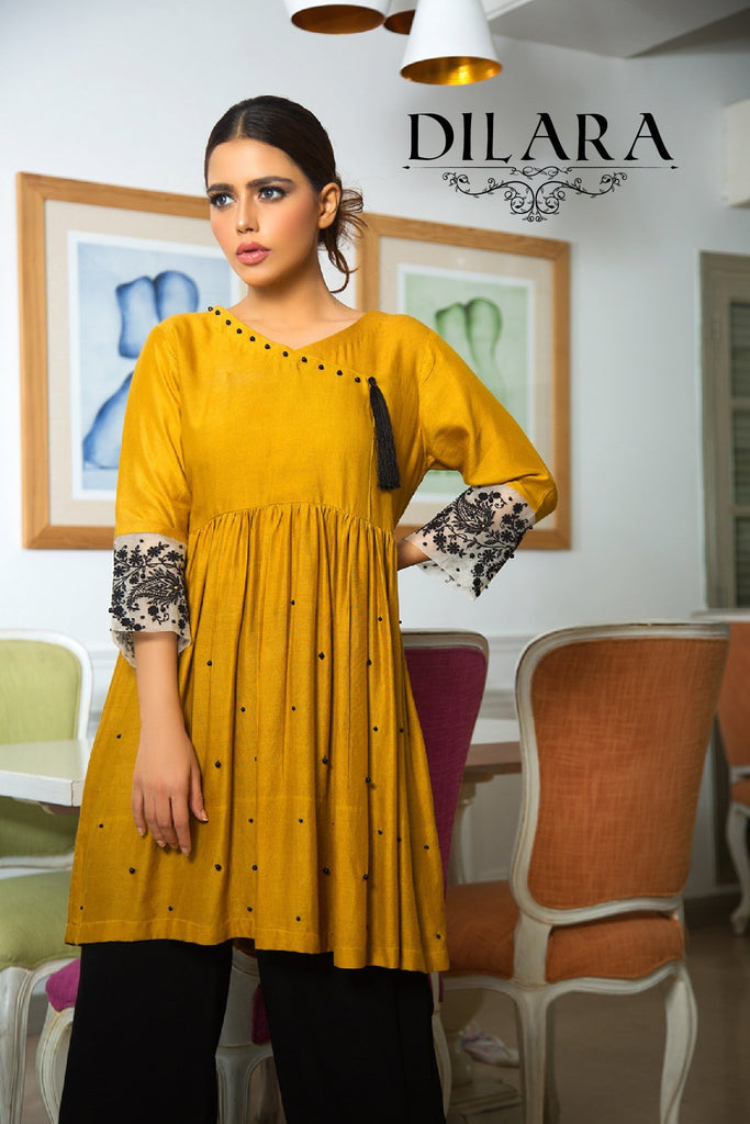 Rust Peplum