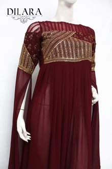 Maroon Long Dress