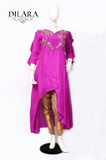 Shocking Pink long Dress