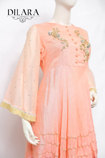 Peach Light Dress