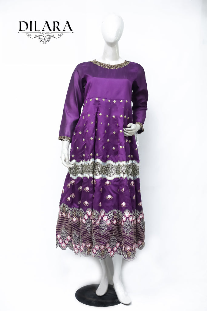 Purple Long Dress