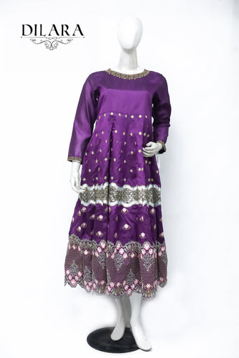Purple Long Dress