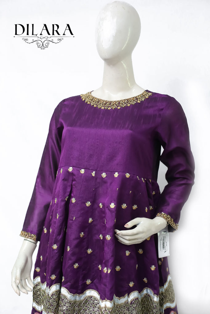 Purple Long Dress