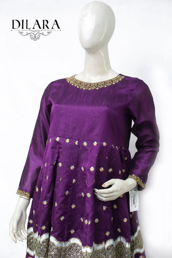 Purple Long Dress