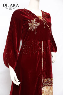 Red Velvet Dress