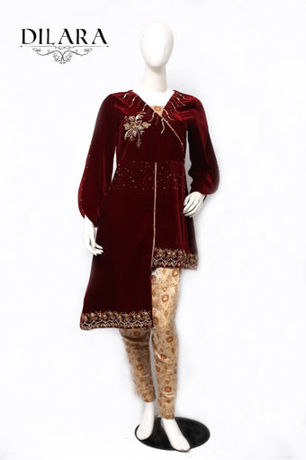 Red Velvet Dress